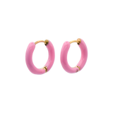 Petal Pink Huggie Hoops